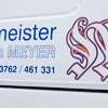 Fahrzeugbeschriftung für „Malermeister Sebastian Meyer“